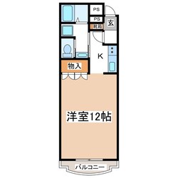 ドラティ三輪の物件間取画像